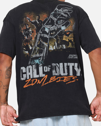 73Studio X Call Of Duty Zombies Classics T-Shirt Black Wash