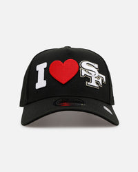 New Era San Francisco 49ers 'Love' 9FORTY A-Frame Snapback Black