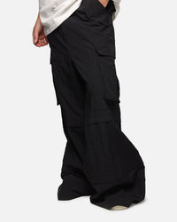MNML Nylon Rave Cargo Pants Black