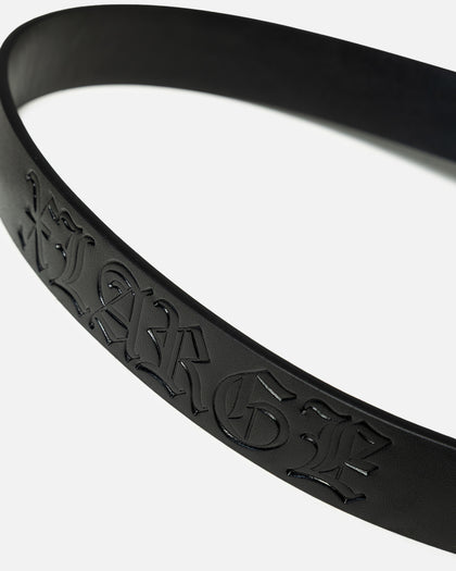 X-Large Old English Reversible Belt Black