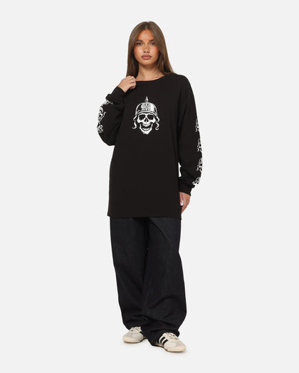 West Coast Choppers Skulls Long Sleeve T-Shirt Black