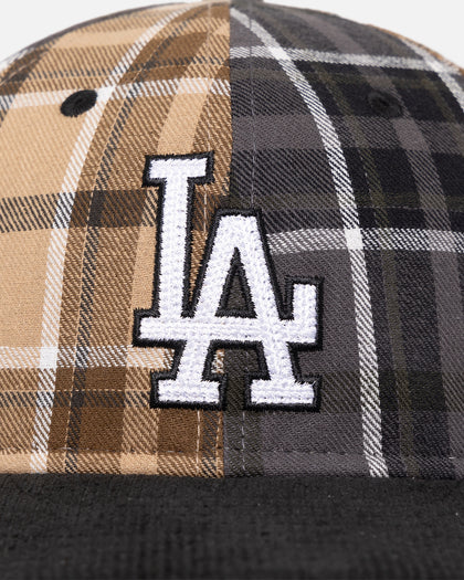 New Era Los Angeles Dodgers 'Multi Panel Plaid' 9FIFTY High Crown Strapback Plaid