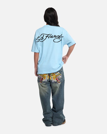 Ed Hardy Eagle T-Shirt Blue