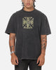 West Coast Choppers Camo Cross T-Shirt Black Acidwash