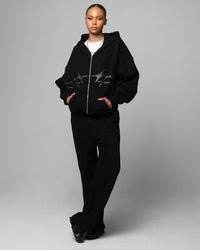 Loiter Celestial Full Zip Hoodie Black