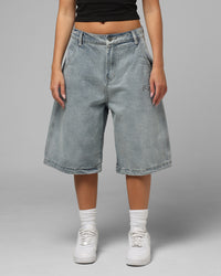 Loiter Star Born Jorts Light Blue
