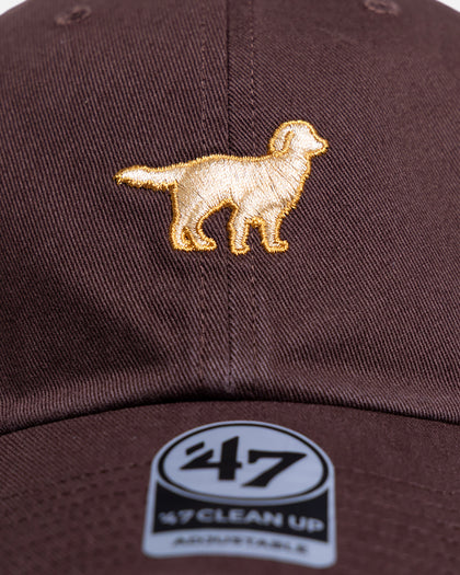 47 Brand Golden Retriever Icon 47 Clean Up Strapback Brown