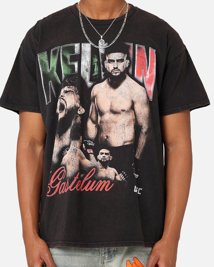 UFC By 73Studio Kelvin Gastelum Vintage T-Shirt Black Wash