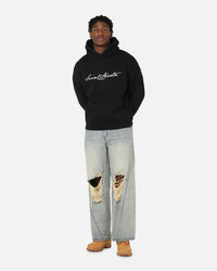Saint Morta Scripture Boxy Hoodie Black