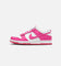 Nike Kids' Dunk Low (GS) White/Laser Fuchsia