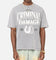 Criminal Damage Horseshoe T-Shirt Washed Black