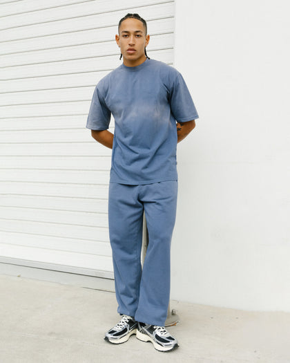 American Thrift Short Sleeve T-Shirt Washed Blue