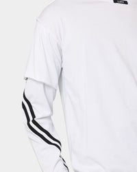 The Anti Order Anti Sport Layered Long Sleeve T-Shirt White/Black