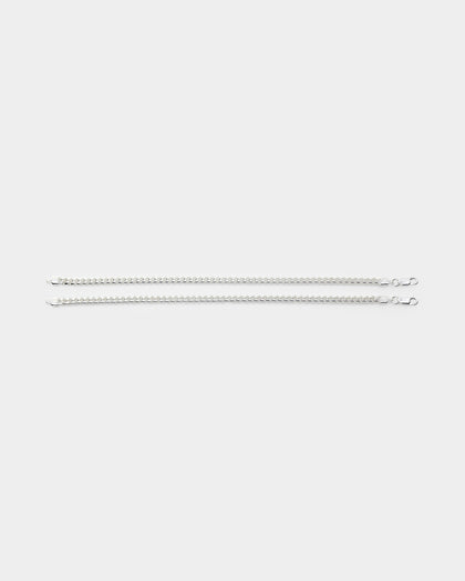 House Of Auric 5mm Cuban Bracelet Set Sterling Silver