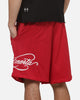 Saint Morta Scripted Mesh Shorts Vintage Red