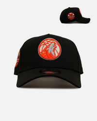New Era Minnesota Timberwolves 'NBA Dia De Los Muertos' 9FORTY A-Frame Snapback Black/Orange