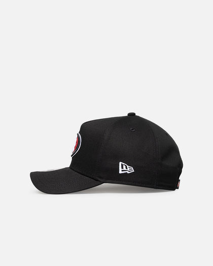 New Era San Francisco 49ers 'Upside Down Logo' 9FORTY A-Frame Snapback Black/Official Team Color