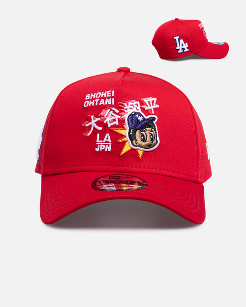 New Era Los Angeles Dodgers 'Ohtani' 9FORTY A-Frame Snapback Scarlet