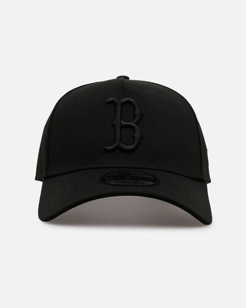 New Era Boston Red Sox 'Easy Black' 9FORTY A-Frame Snapback Black/Black