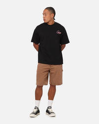 Carre Graffiti T-Shirt Black/Pink