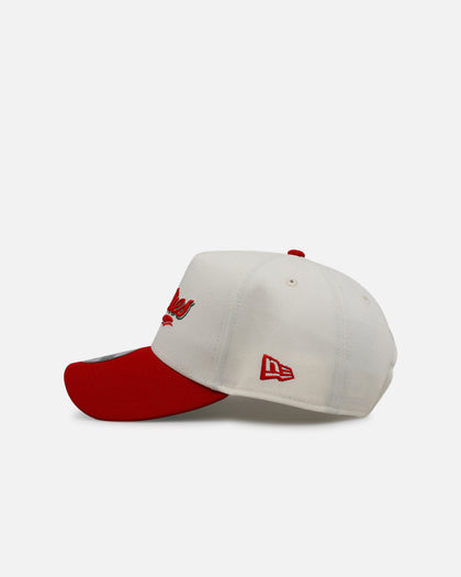 New Era San Diego Padres 'Strawberry' 9FORTY A-Frame Snapback Chrome/Red