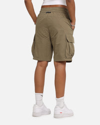 The Anti Order Anti Military Cargo Shorts Dark Taupe