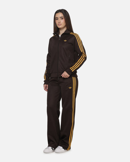 Adidas Women's Classic Track Top Brown/Yellow