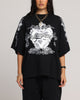 Loiter Hearts T-Shirt Black