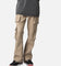 MNML Leather Double Snap Cargo Pants Khaki