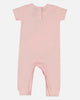 Nike Infants' Rib Knit Romper and Socks Set Pink