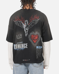 Represent Heavier Than The Heavens Long Sleeve T-Shirt Washed Black