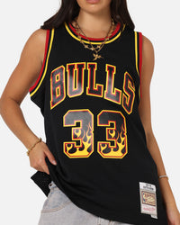 Mitchell & Ness Chicago Bulls Scottie Pippen Legends Jersey Black/Grey