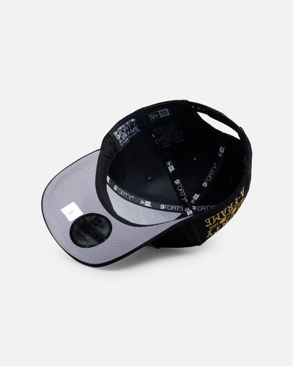 New Era Chicago Bulls 'Statement Suede 10 Year Anniversary' 9FORTY A-Frame Snapback Black Suede