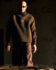 Saint Morta Athltc Quarter Zip Crewneck Black