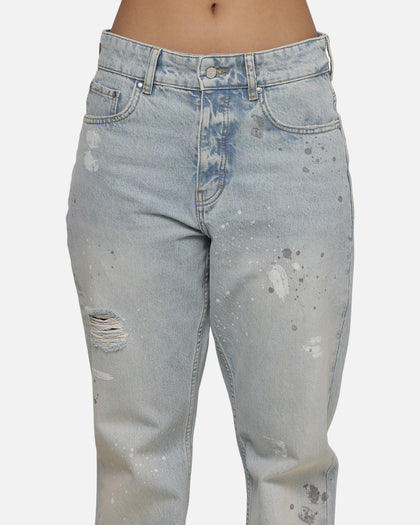 Represent Painted Denim Jeans Coastal Blue