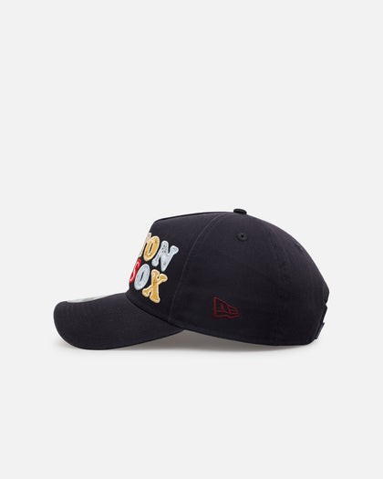 New Era Boston Red Sox 'Fabric Shop' 9FORTY A-Frame Snapback Navy