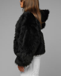 Loiter Eastern Bloc Fur Jacket Black