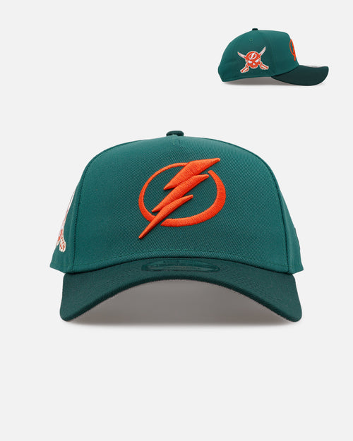 New Era Tampa Bay Lightning 'Citrus 2.0' 9FORTY A-Frame Snapback Dark Green/Orange