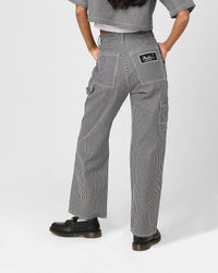 X-Girl Women's Peels Painter Pants Black/White