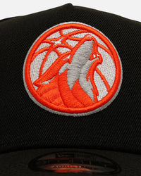 New Era Minnesota Timberwolves 'NBA Dia De Los Muertos' 9FORTY A-Frame Snapback Black/Orange