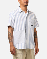 Raised By Wolves Striped Club Shirt Light Blue