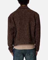 MNML Pea Pocket Wool Jacket Brown