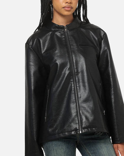 Ed Hardy Fury Biker Jacket Black