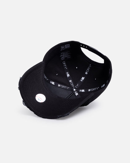 New Era Los Angeles Dodgers 'Washed Frayed' 9FORTY A-Frame Snapback Washed Black