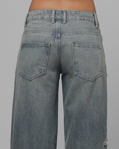 Loiter Women's In Distress Jeans Denim
