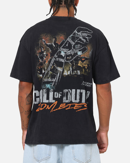 73Studio X Call Of Duty Zombies Classics T-Shirt Black Wash