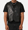 XXIII Tied Up PU Leather Vest Black