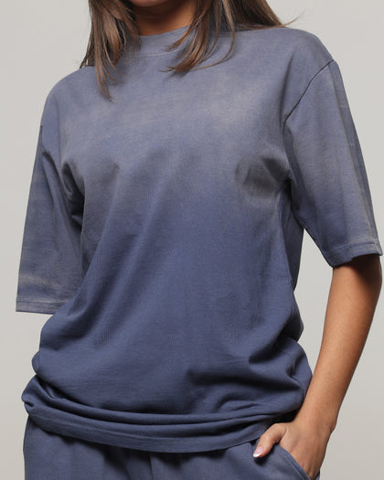 American Thrift Short Sleeve T-Shirt Washed Blue