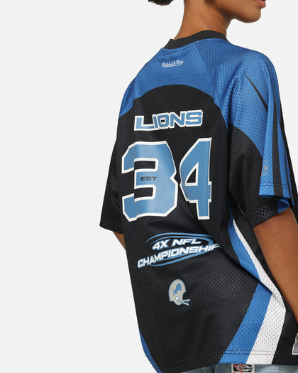 Mitchell & Ness Detroit Lions Warehouse Rave Jersey Black/Blue/White