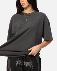 The Anti Order Dimension Boxy T-Shirt Black Wash